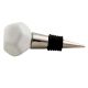 Solid White Octagon Ceramic Wine Stopper Online